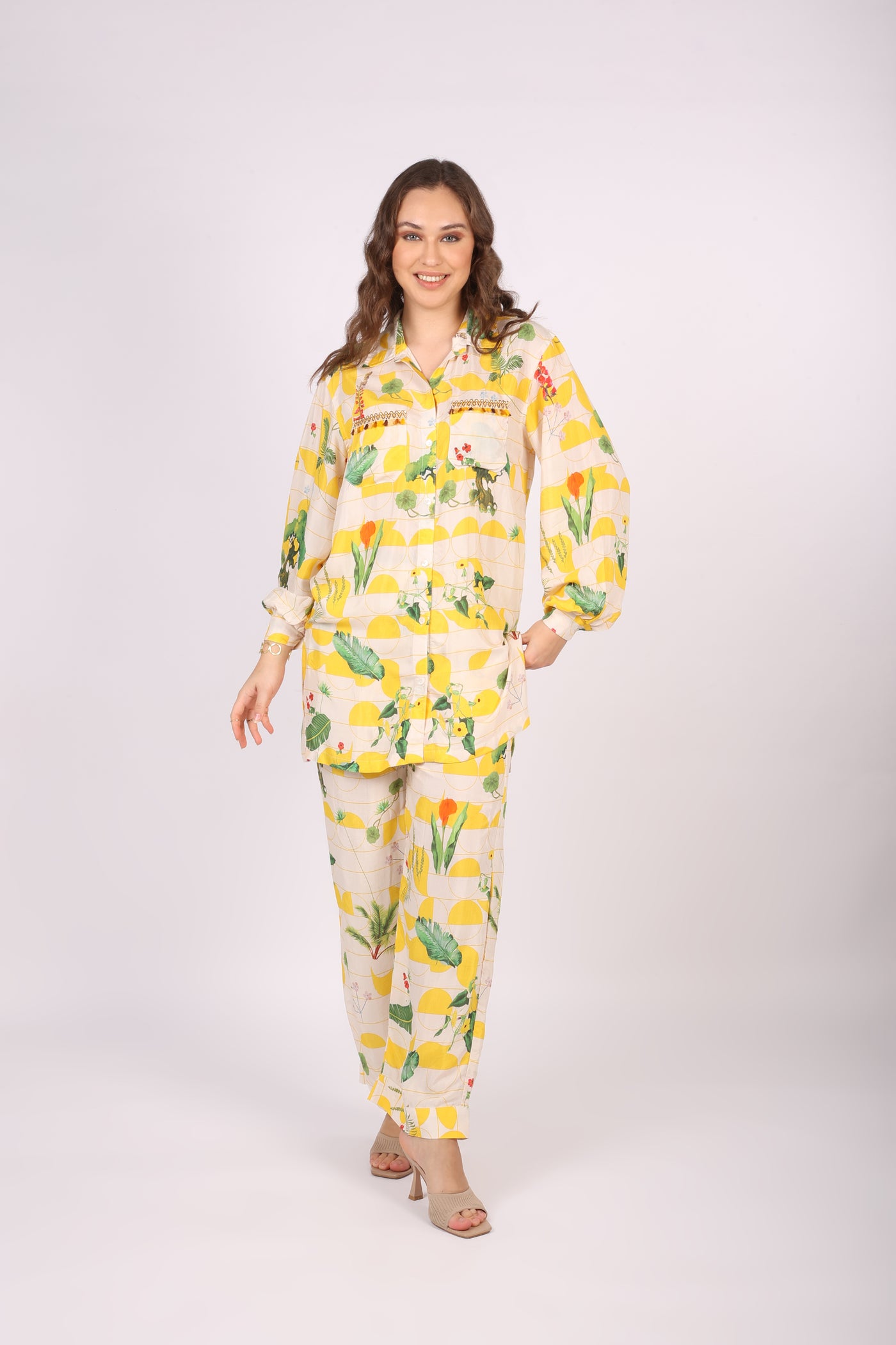 Yellow Garden Co Ord Set