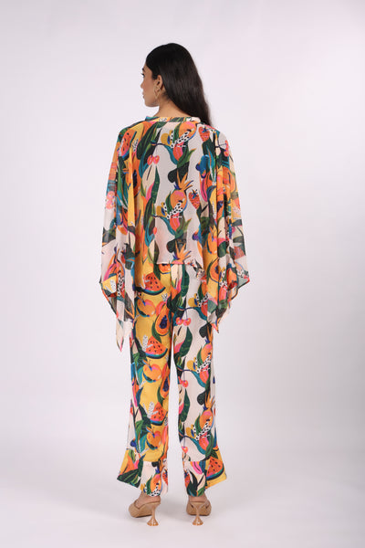 Tropical Fruit Print Co Ord Set