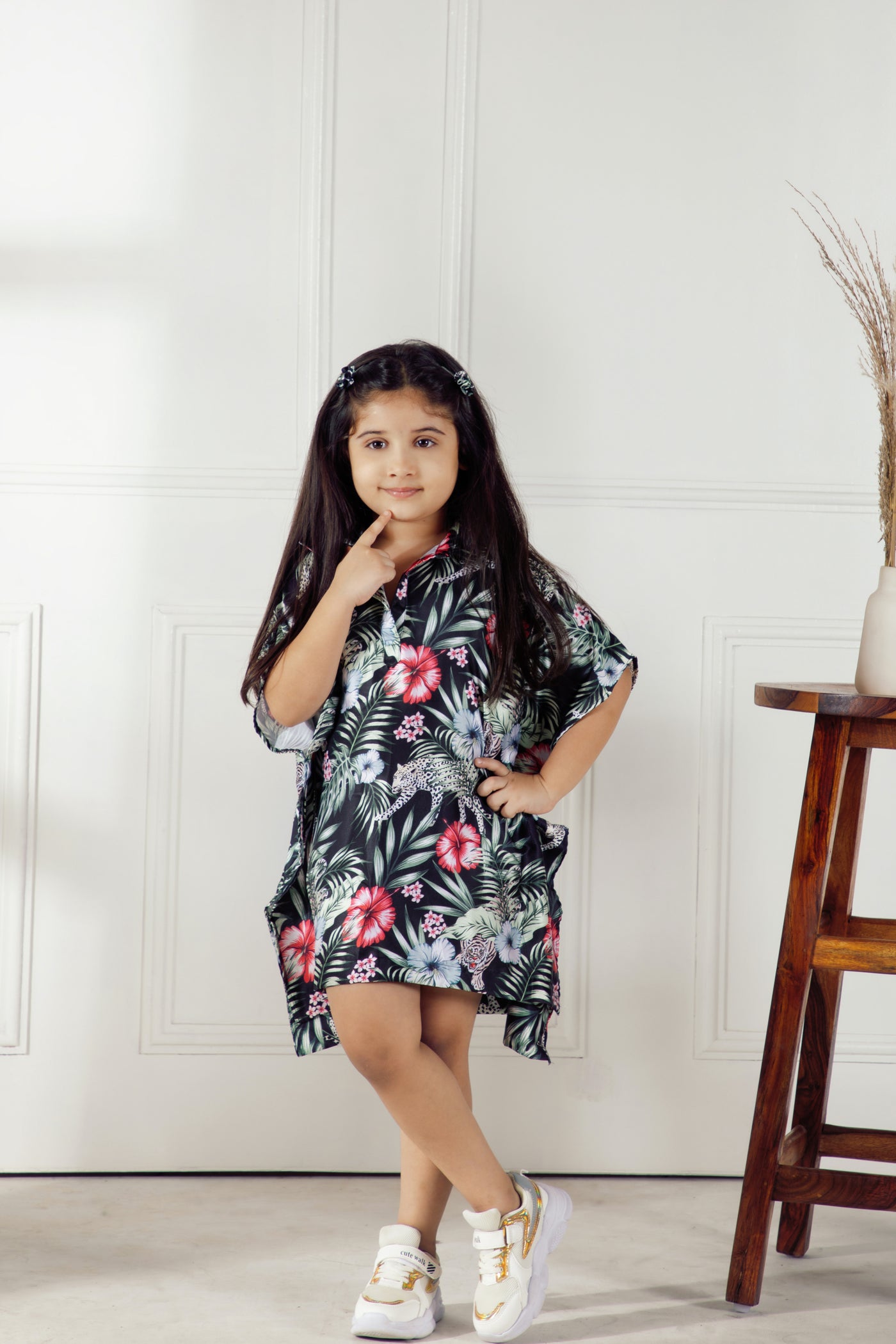 Into the jungle kids short dress