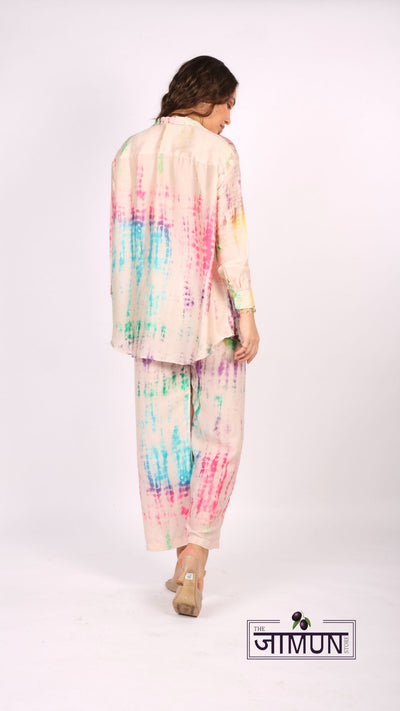 Shibori Colours Co ord Set