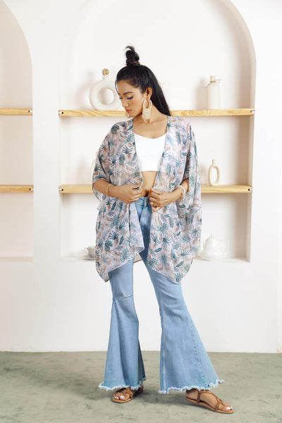 Mila tropical oat kimono